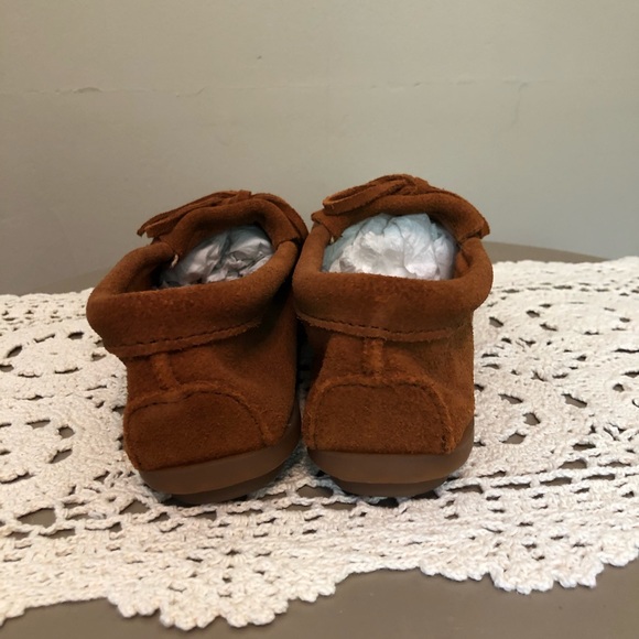 Minnetonka El Paso Southwestern Suede Moccasins - Picture 4 of 6